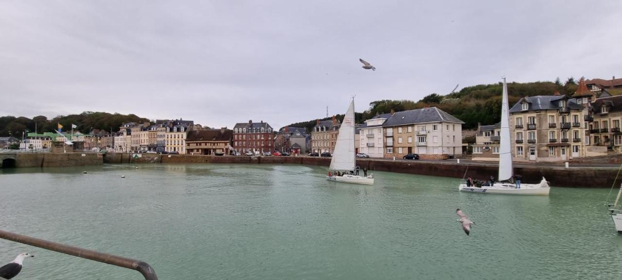 Appartement Sur Le Port, 105M Rez De Jardin Avec Parc Privatif Saint-Valery-en-Caux Exterior foto